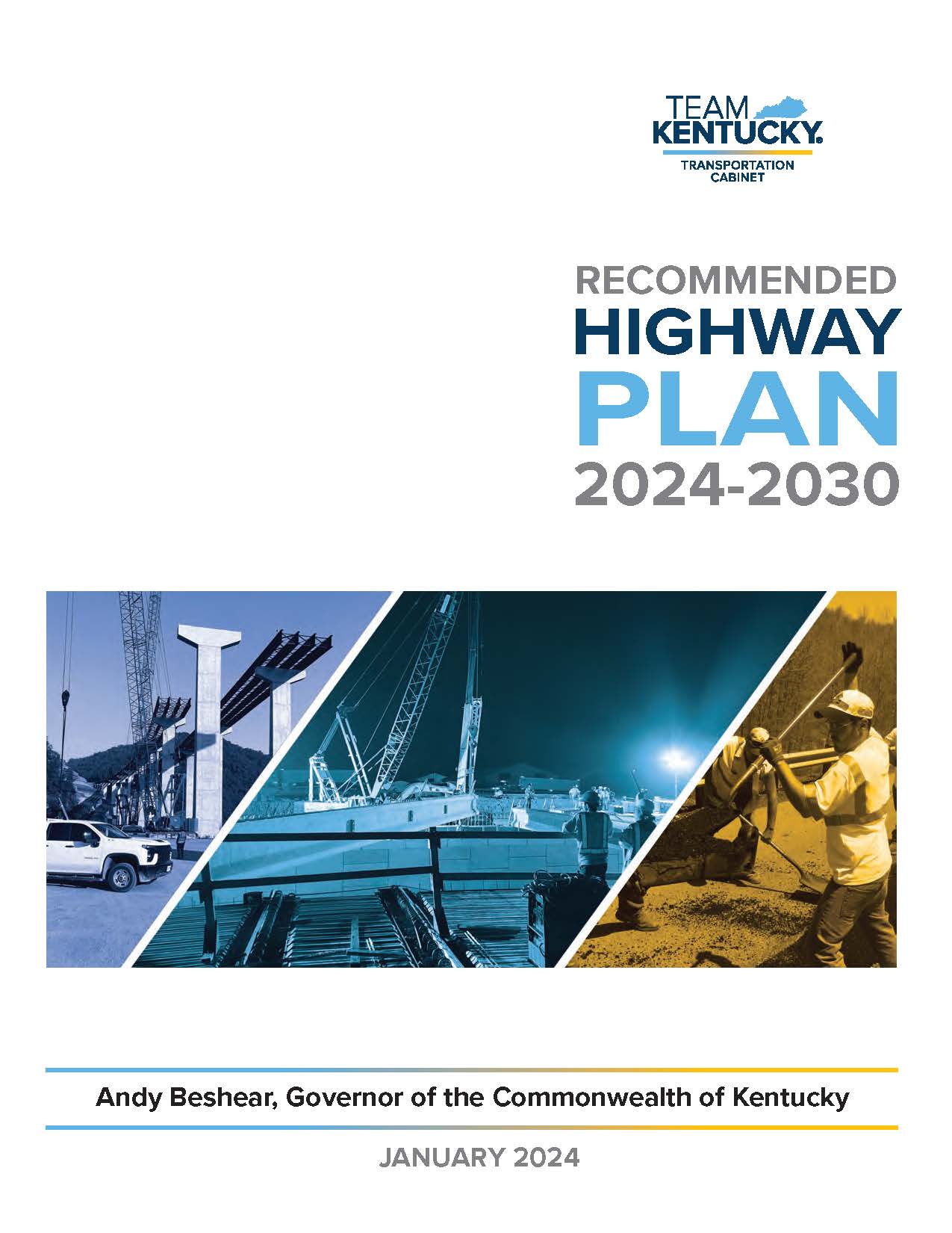 2024 Recommended Highway Plan KYTC   2024 Recommended Highway Plan Cover Page 001 